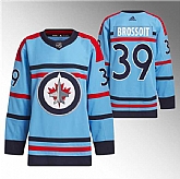 Men's Winnipeg Jets #39 Laurent Brossoit Light Blue Anniversary Primegreen Stitched Jersey Dzhi,baseball caps,new era cap wholesale,wholesale hats